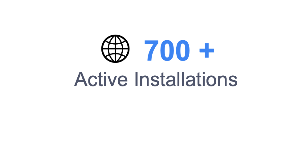 700+ Active Installations