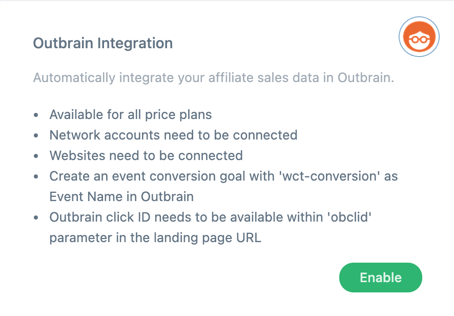outbrain-integration-feature-activation