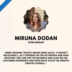 miruna dodan growth marketing specialist at 2performant
