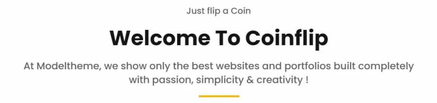 Coinflip WordPress theme for affiliate marketing